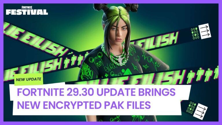 Fortnite 29.30 Update Brings New Encrypted Pak Files