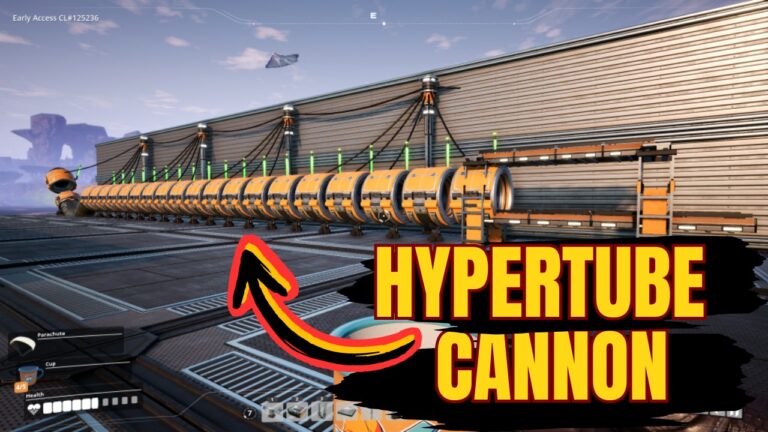 Satisfactory Hypertube Cannon