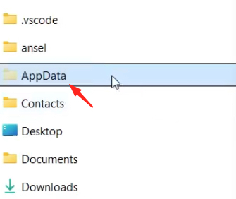 Appdata folder