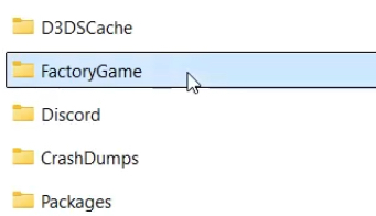 FactoryGame folder