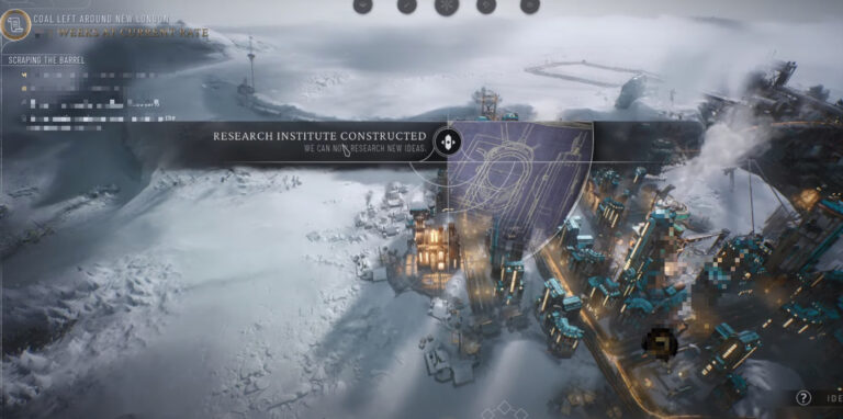 Building Build Research Institute in Frostpunk 2